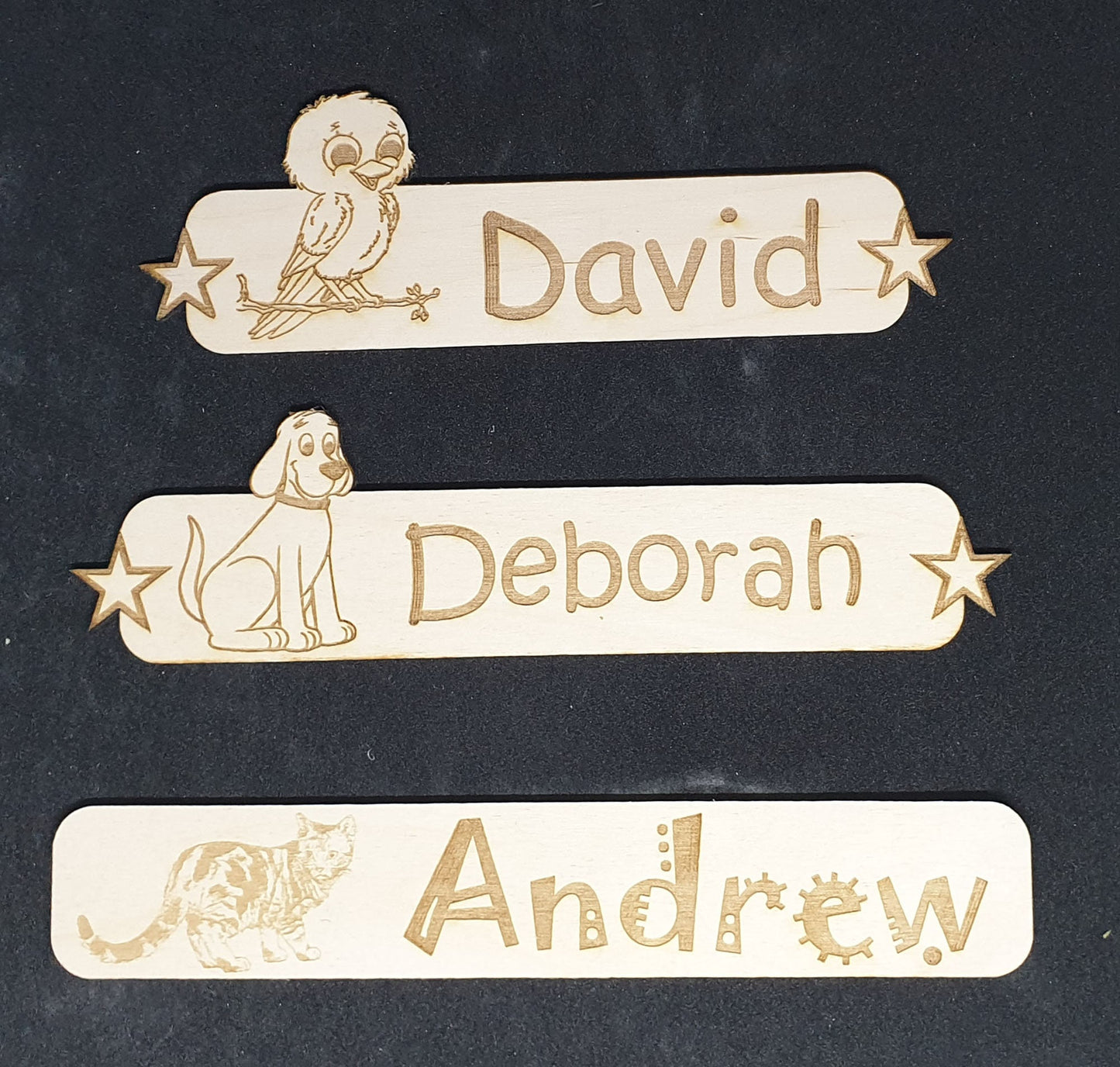 Personalised Children’s / Nursery / Baby Door Signs - laser engraved