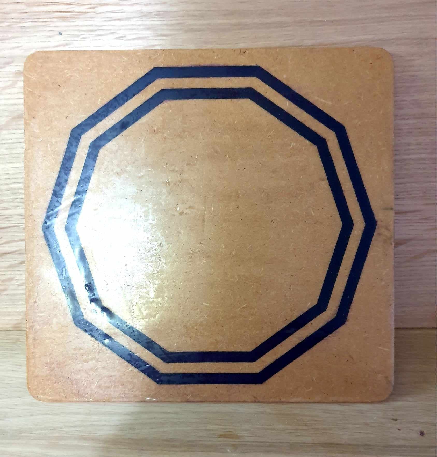Gráfico Decágono Duplo Board - Radiesthesia and Radionics