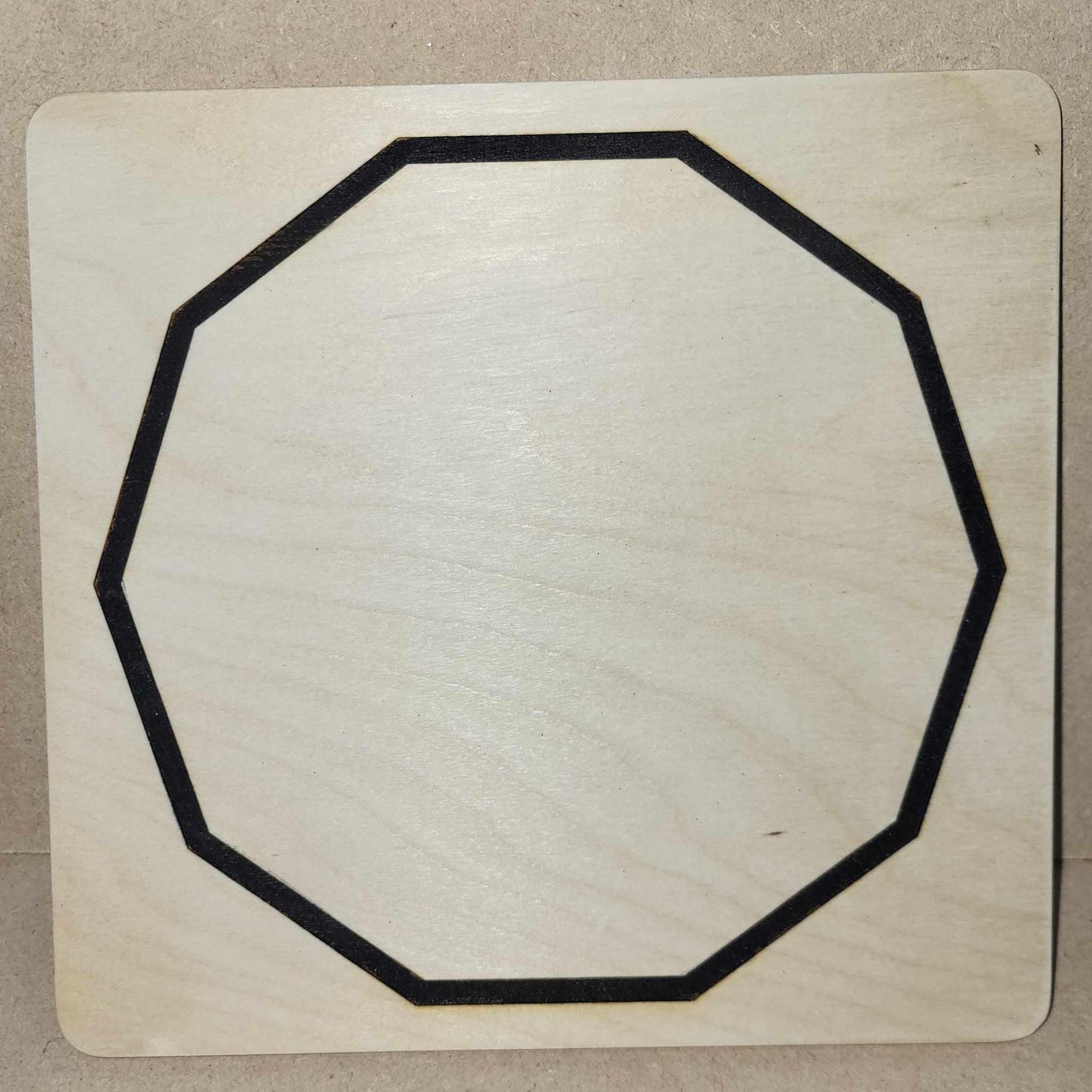 Gráfico Decágono Único Board - Radiesthesia and Radionics