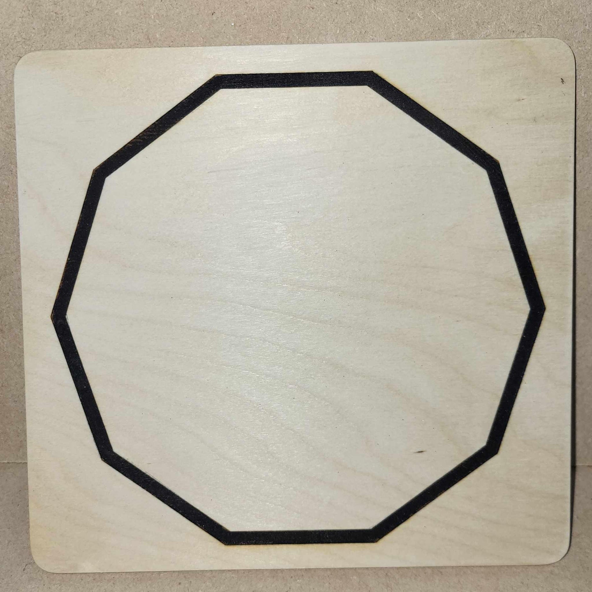 Gráfico Decágono Único Board - Radiesthesia and Radionics