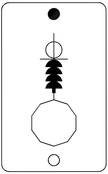 Cruz Ansata - Ansata Cross Radionic Plate - Radiesthesia and Radionics